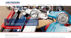 Desktop Screenshot of nieuwkerkscooters.nl